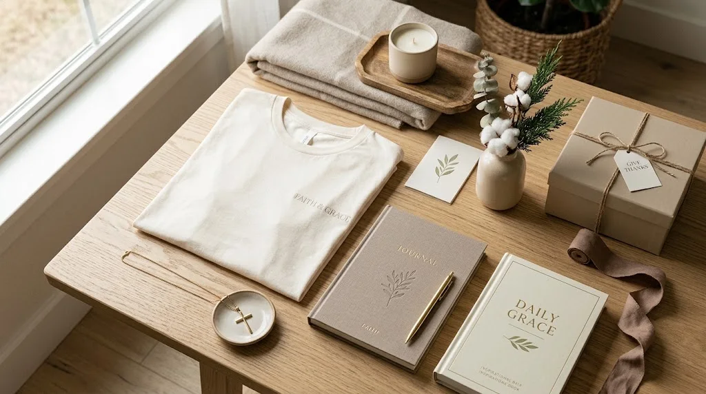 Christian lifestyle collections featuring faith-inspired apparel gifts accessories and home décor
