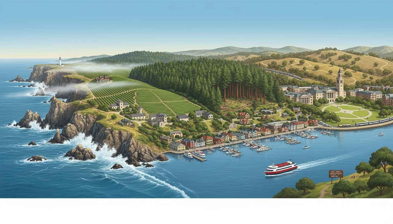 nearby places to visit in bay area