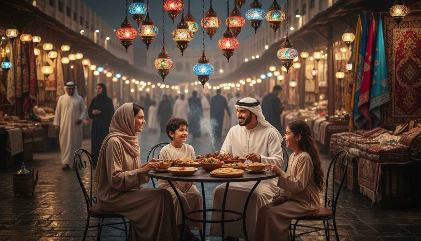 places to visit in qatar at night with family