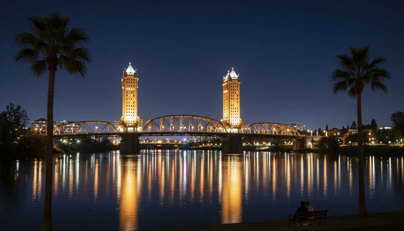 places to visit in sacramento at night